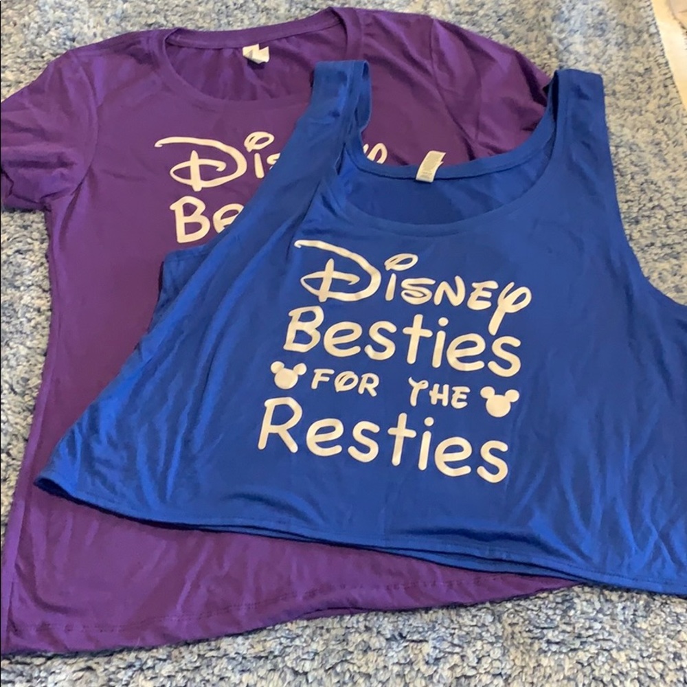 Matching Disney Best Friend Tank and Tshirt
